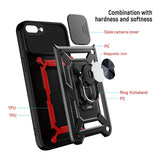 Husa pentru iPhone 8 Plus, Techsuit CamShield Series, albastru