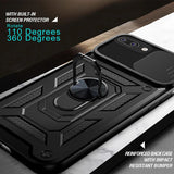 Husa pentru iPhone 8 Plus, Techsuit CamShield Series, albastru