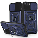 Husa pentru iPhone 8 Plus, Techsuit CamShield Series, albastru