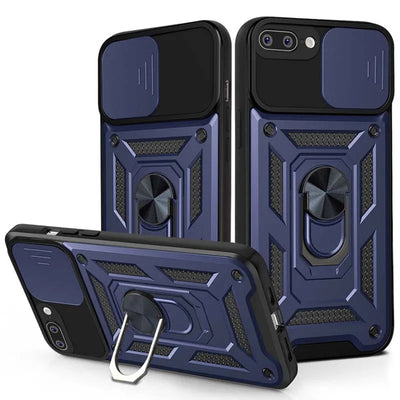 Husa pentru iPhone 8 Plus, Techsuit CamShield Series, albastru