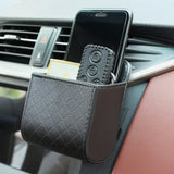 Techsuit Organizator Auto (CO-P1), Air Vent Storage Pocket pentru Small Objects, Negru