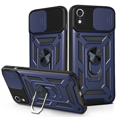 Husa pentru iPhone XR, Techsuit CamShield Series, albastru