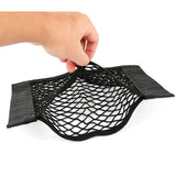 Techsuit Organizator Auto (CO-N2), Storage Net cu Pocket pentru Trunk, 56 x 25cm, Negru