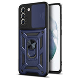 Husa pentru Samsung Galaxy S21 Plus 5G, Techsuit CamShield Series, albastru