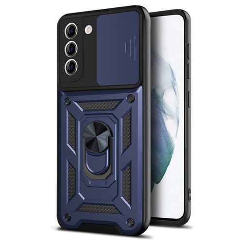 Husa pentru Samsung Galaxy S21 Plus 5G, Techsuit CamShield Series, albastru