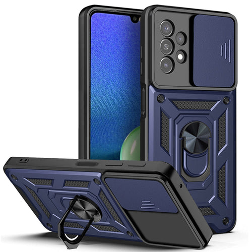 Husa pentru Samsung Galaxy A13 4G, Techsuit CamShield Series, albastru