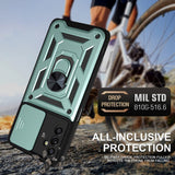 Husa pentru Samsung Galaxy A13 5G, Techsuit CamShield Series, albastru