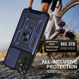 Husa pentru Samsung Galaxy A13 5G, Techsuit CamShield Series, albastru