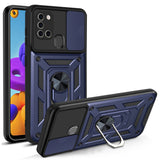 Husa pentru Samsung Galaxy A21s, Techsuit CamShield Series, albastru