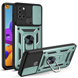 Husa pentru Samsung Galaxy A21s, Techsuit CamShield Series, albastru