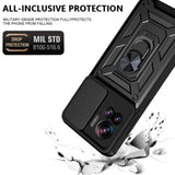 Husa pentru Motorola Edge 30 Ultra, Techsuit CamShield Series, albastru