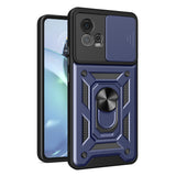 Husa pentru Motorola Moto G72, Techsuit CamShield Series, albastru