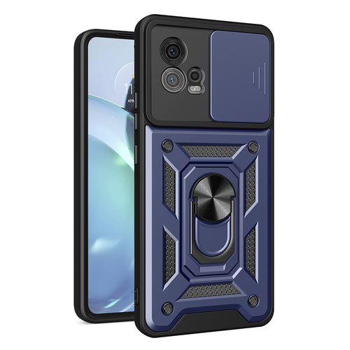 Husa pentru Motorola Moto G72, Techsuit CamShield Series, albastru