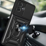 Husa pentru Motorola Moto G54, Techsuit CamShield Series, albastru