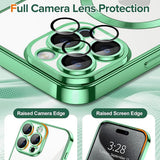Husa pentru iPhone 15 Pro Max, Techsuit Lux Crystal MagSafe, mov