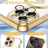 Husa pentru iPhone 15 Pro, Techsuit Lux Crystal MagSafe, argintiu