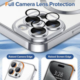 Husa pentru iPhone 15 Pro, Techsuit Lux Crystal MagSafe, argintiu