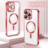 Husa pentru iPhone 15 Pro, Techsuit Lux Crystal MagSafe, argintiu