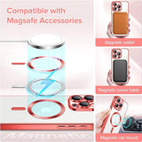 Husa pentru iPhone 15 Pro, Techsuit Lux Crystal MagSafe, argintiu