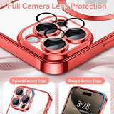 Husa pentru iPhone 15 Pro, Techsuit Lux Crystal MagSafe, argintiu