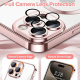 Husa pentru iPhone 15 Pro, Techsuit Lux Crystal MagSafe, argintiu