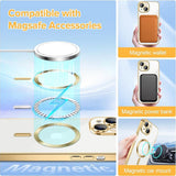 Husa pentru iPhone 15, Techsuit Lux Crystal MagSafe, argintiu