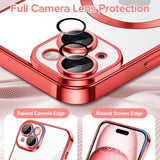 Husa pentru iPhone 15, Techsuit Lux Crystal MagSafe, argintiu