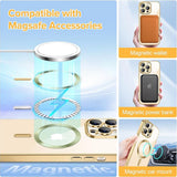 Husa pentru iPhone 14 Pro Max, Techsuit Lux Crystal MagSafe, argintiu