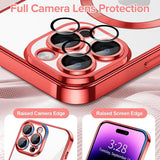Husa pentru iPhone 14 Pro Max, Techsuit Lux Crystal MagSafe, argintiu
