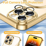 Husa pentru iPhone 14 Pro, Techsuit Lux Crystal MagSafe, argintiu
