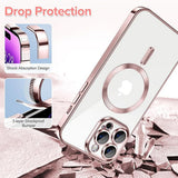 Husa pentru iPhone 14 Pro, Techsuit Lux Crystal MagSafe, argintiu