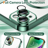 Husa pentru iPhone 14 Plus, Techsuit Lux Crystal MagSafe, albastru