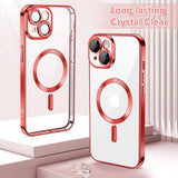 Husa pentru iPhone 14 Plus, Techsuit Lux Crystal MagSafe, argintiu