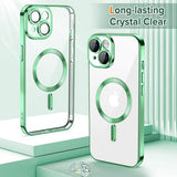 Husa pentru iPhone 14, Techsuit Lux Crystal MagSafe, mov