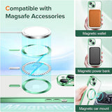 Husa pentru iPhone 14, Techsuit Lux Crystal MagSafe, mov