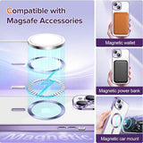 Husa pentru iPhone 14, Techsuit Lux Crystal MagSafe, mov