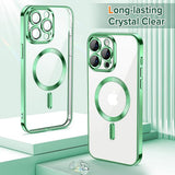 Husa pentru iPhone 13 Pro Max, Techsuit Lux Crystal MagSafe, mov
