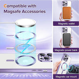 Husa pentru iPhone 13 Pro Max, Techsuit Lux Crystal MagSafe, mov
