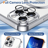 Husa pentru iPhone 13 Pro Max, Techsuit Lux Crystal MagSafe, argintiu