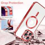 Husa pentru iPhone 13 Pro Max, Techsuit Lux Crystal MagSafe, argintiu