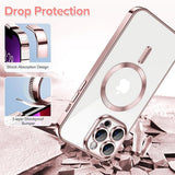 Husa pentru iPhone 13 Pro Max, Techsuit Lux Crystal MagSafe, argintiu