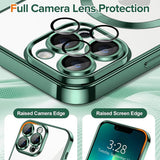 Husa pentru iPhone 13 Pro, Techsuit Lux Crystal MagSafe, albastru
