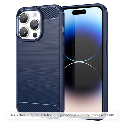 Husă pentru Samsung Galaxy S25 FE / S26 FE, Techsuit Carbon Silicone, Albastră