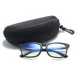 Techsuit Glasses Case (ETFE1), cu Zipper, EVA Material, 167 x 76 x 63mm, Negru