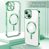 Husa pentru iPhone 13, Techsuit Lux Crystal MagSafe, mov
