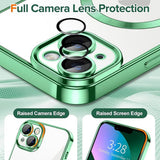 Husa pentru iPhone 13, Techsuit Lux Crystal MagSafe, mov
