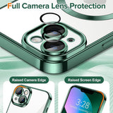 Husa pentru iPhone 13, Techsuit Lux Crystal MagSafe, albastru