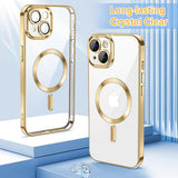 Husa pentru iPhone 13, Techsuit Lux Crystal MagSafe, argintiu