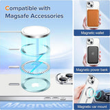 Husa pentru iPhone 13, Techsuit Lux Crystal MagSafe, argintiu