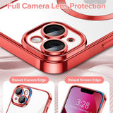 Husa pentru iPhone 13, Techsuit Lux Crystal MagSafe, argintiu